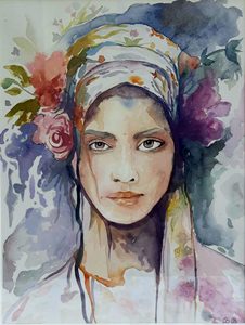 Coraggio-acquerello 40x30